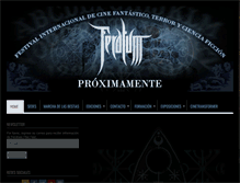 Tablet Screenshot of feratumfilmfest.com